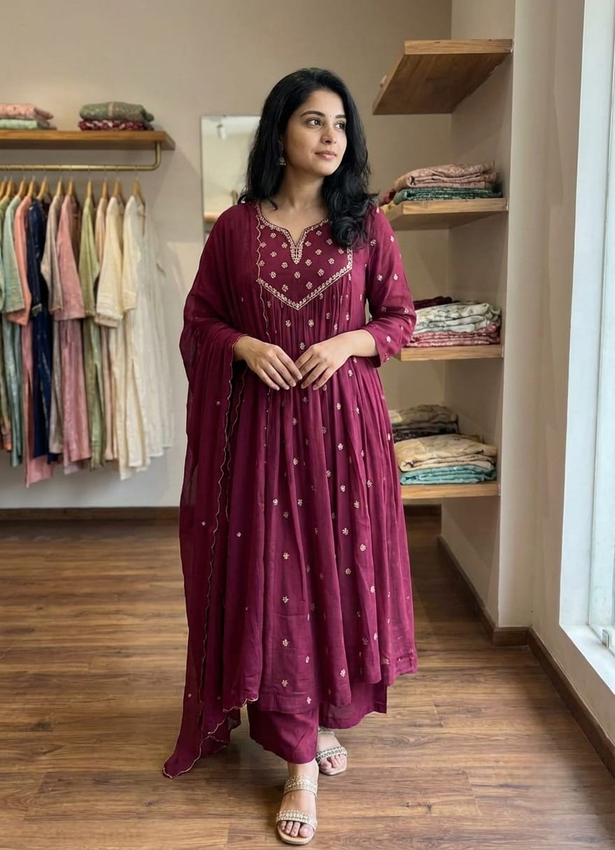 Pure Cotton 3 piece salwar set