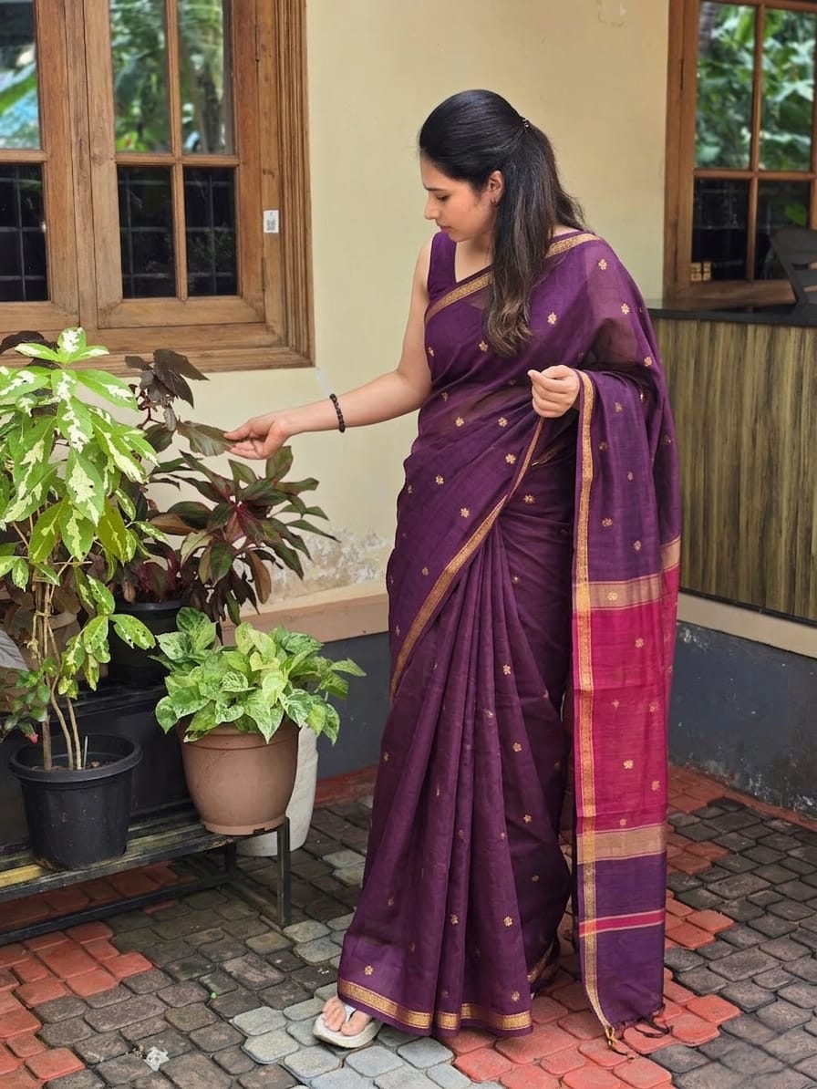 Maheswari cotton Silk saree