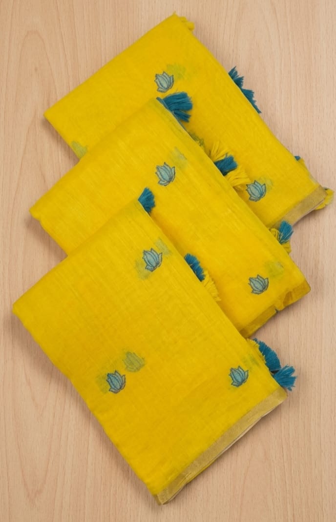 Linen Saree