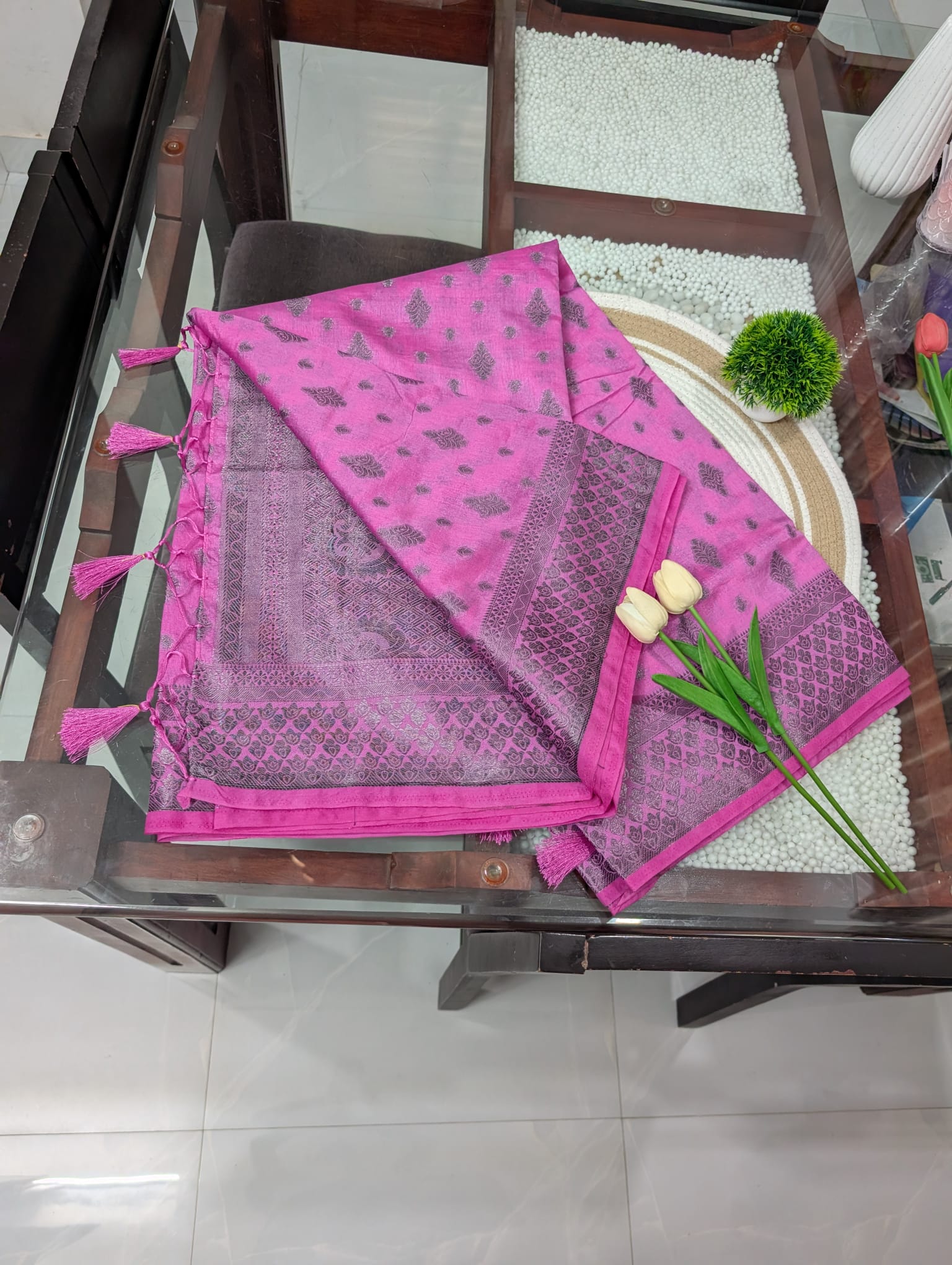 Tusser Silk Saree Collection