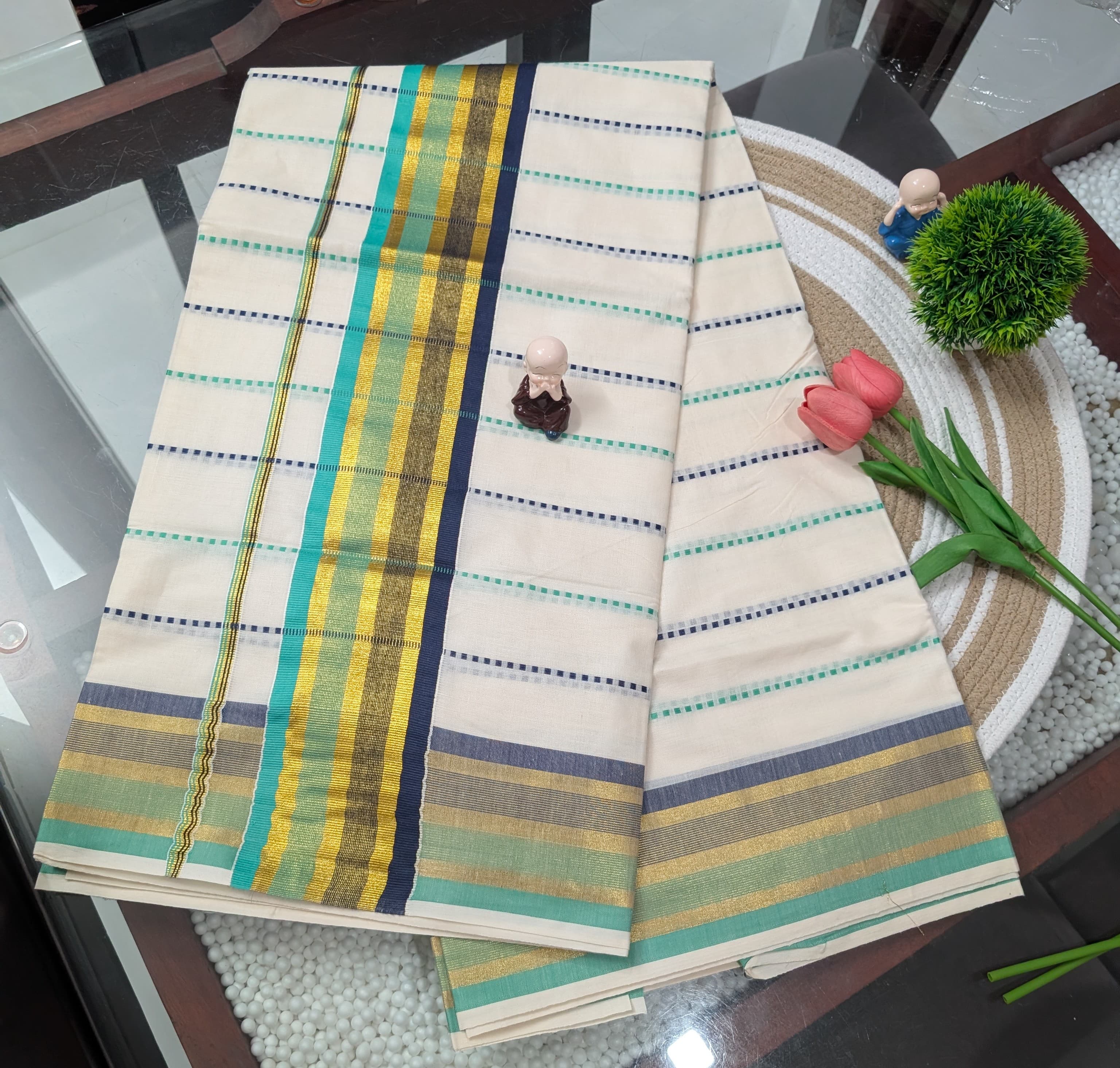 Kerala Saree with lines
