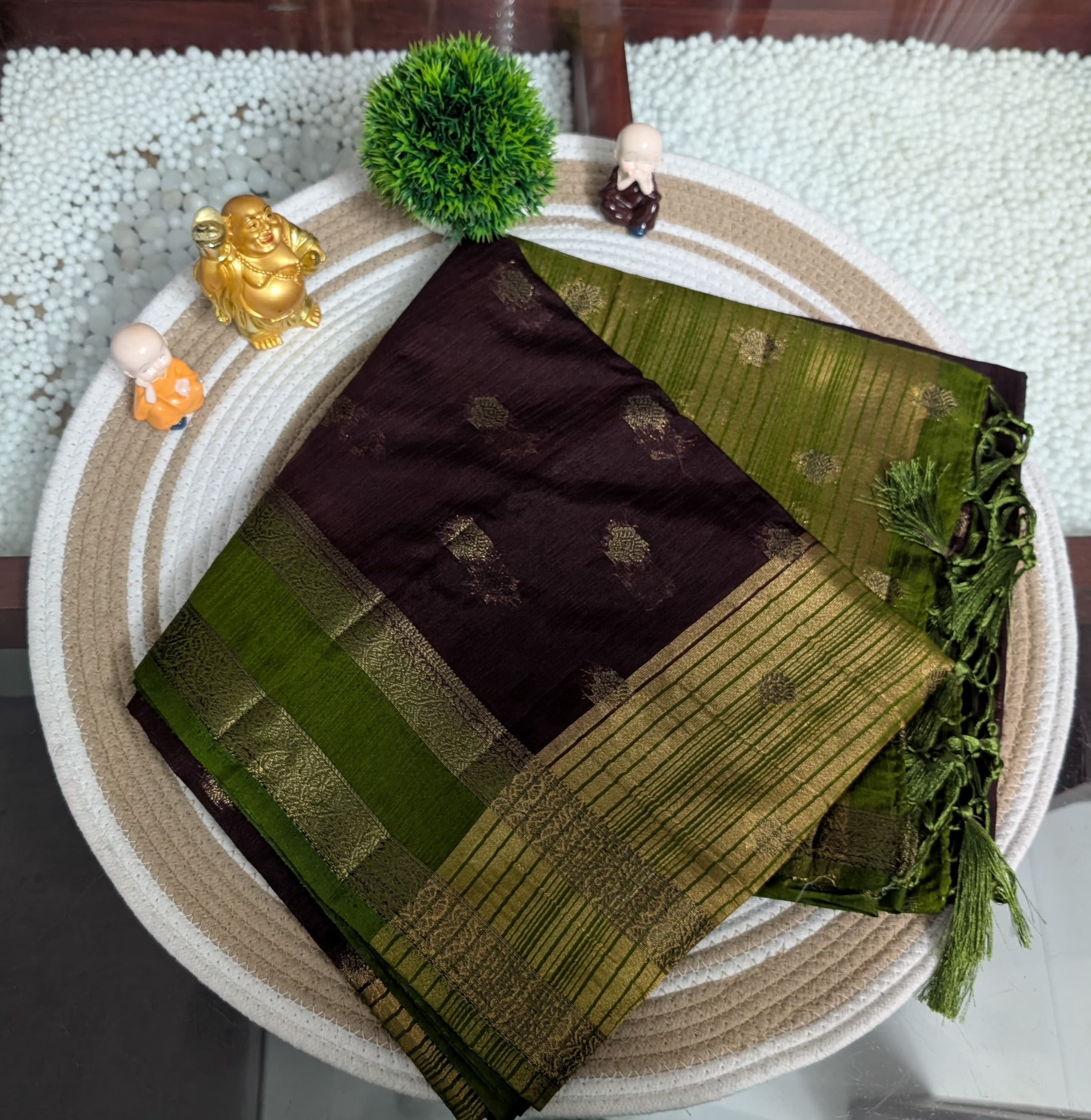 Matka Printed Silk Saree