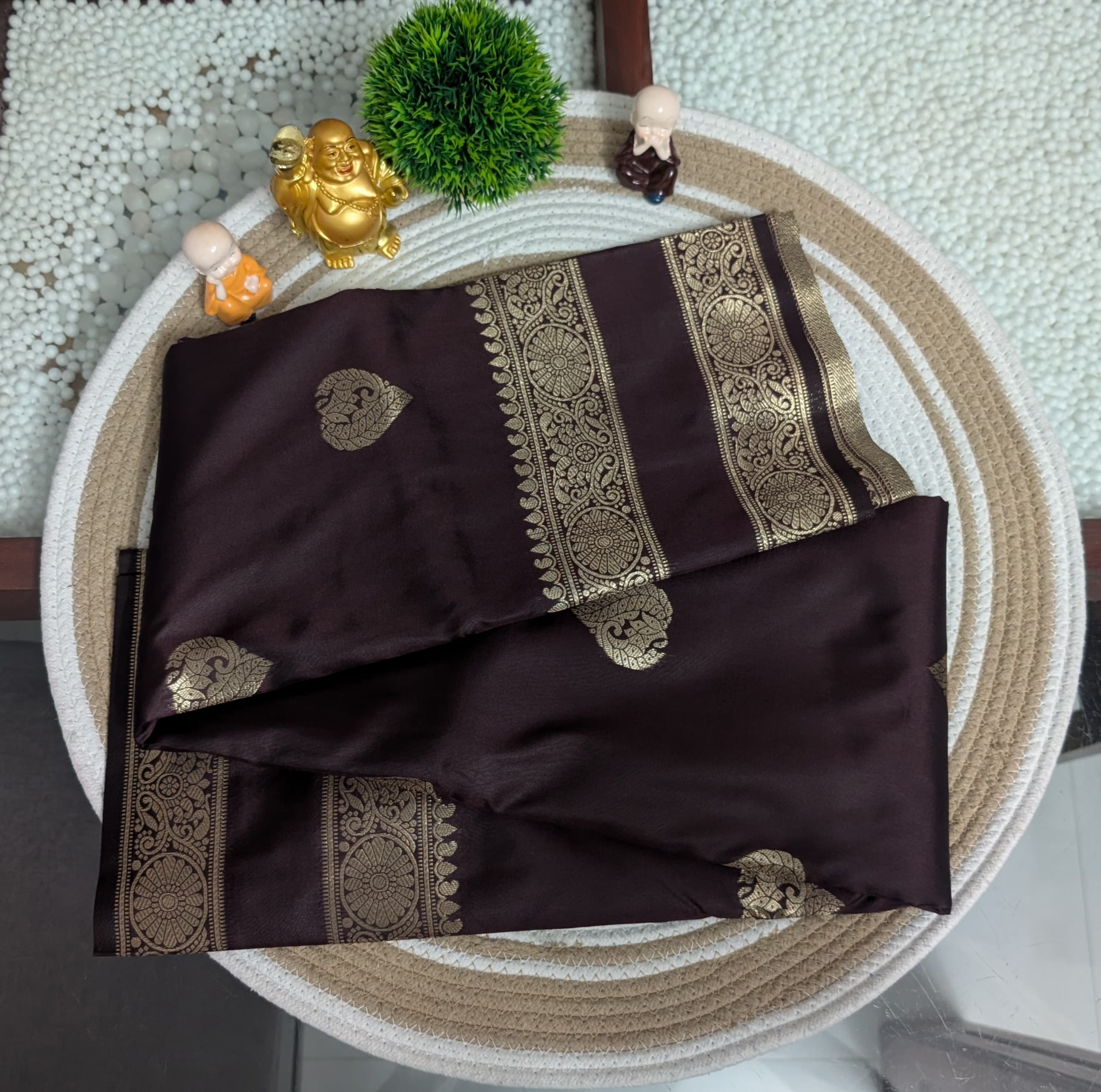 Coffee Silk Saree