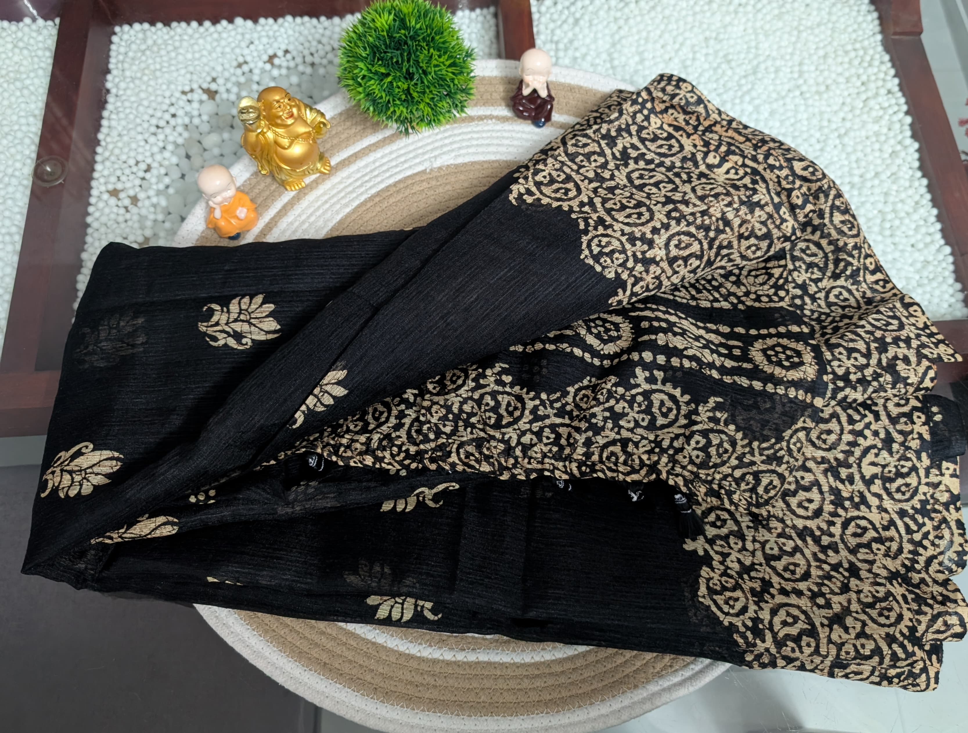 Semi Jute Printed Saree