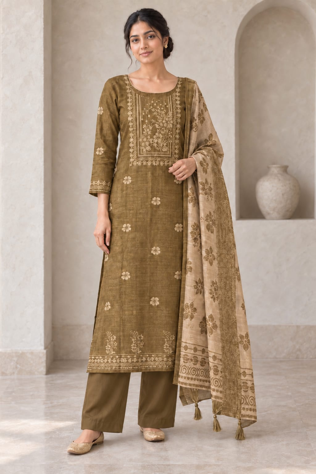 Chanderi salwar set