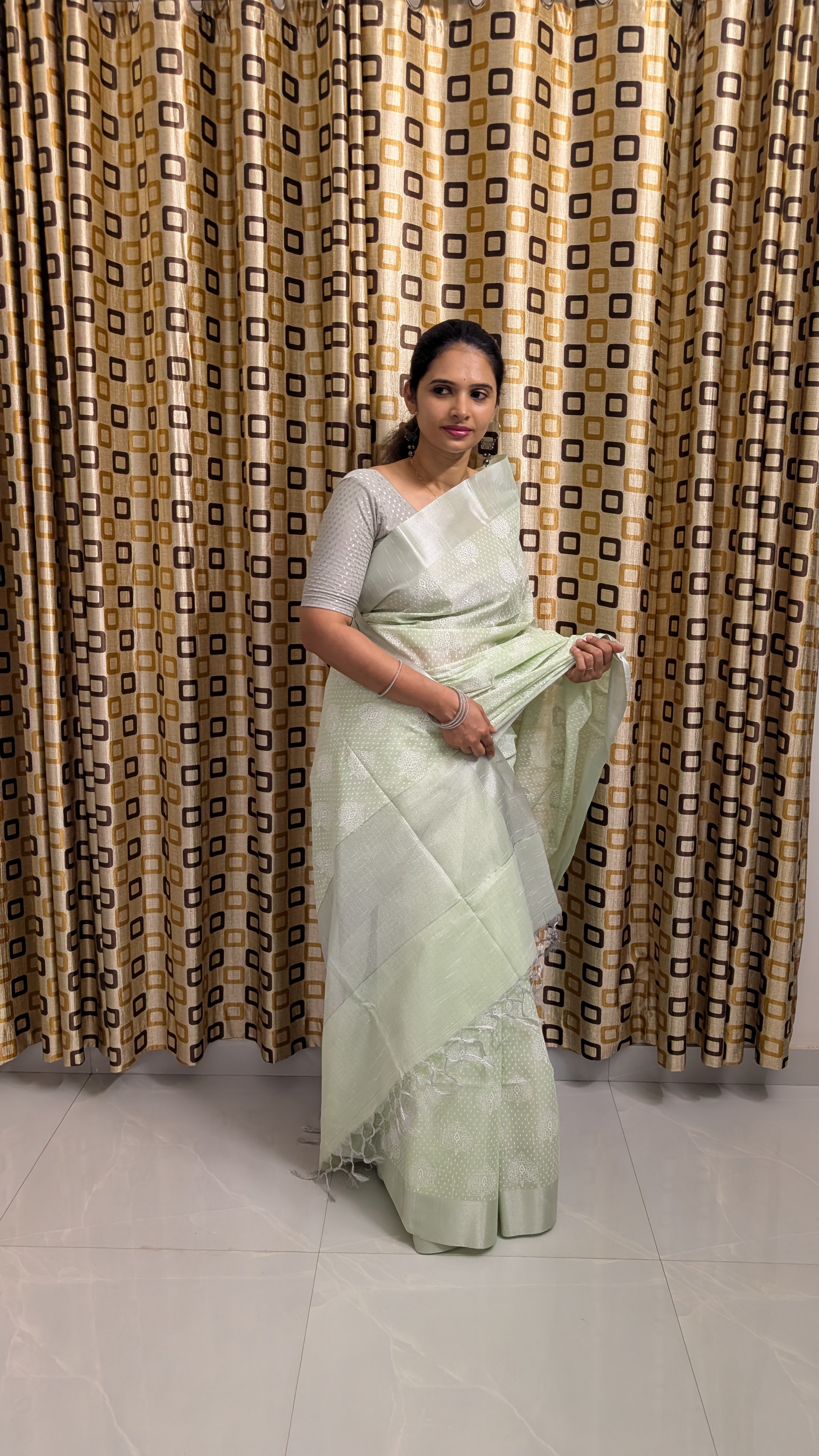Cotton Blend Saree