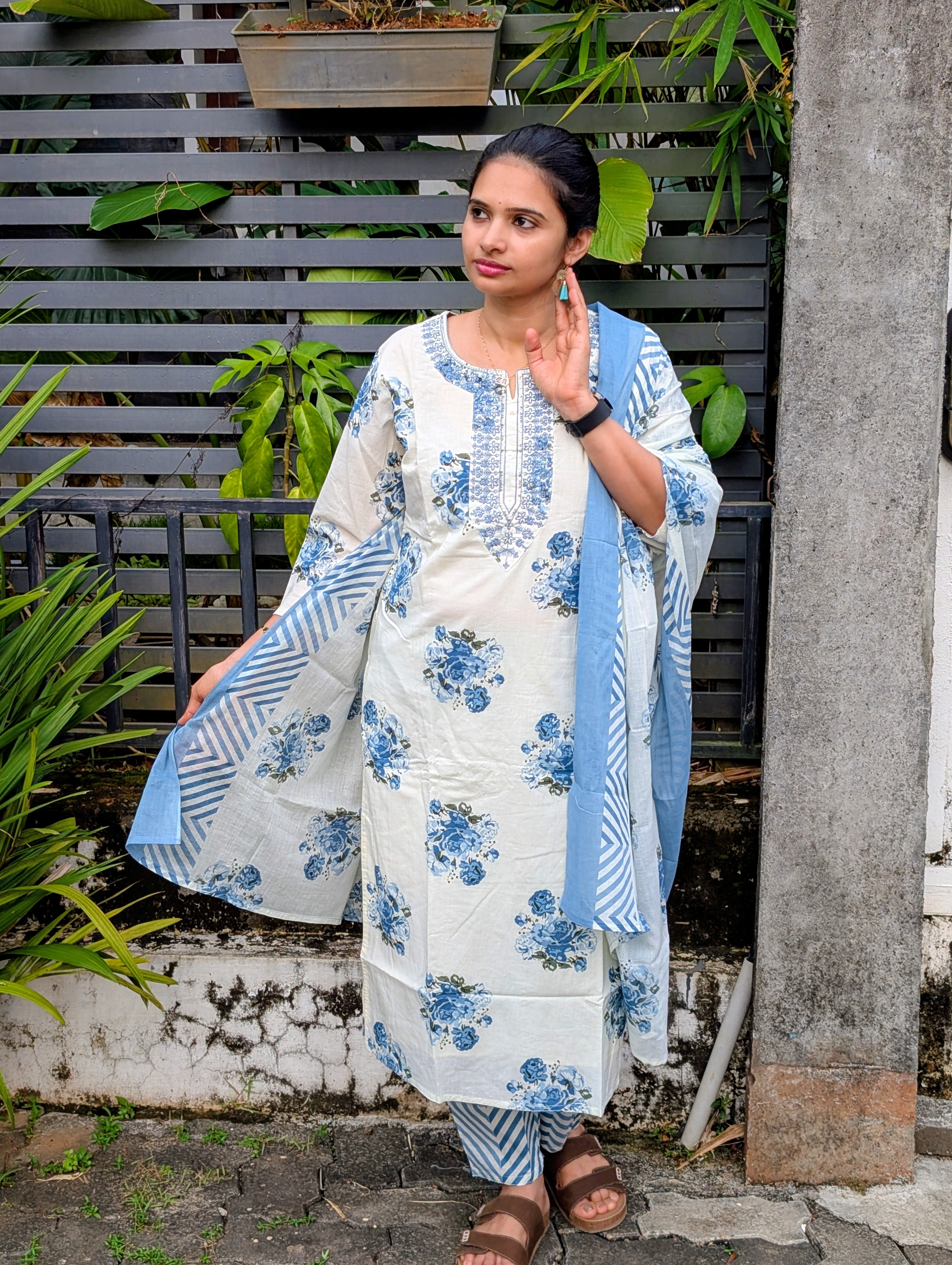 Soft Cotton Salwar Set (plus size)