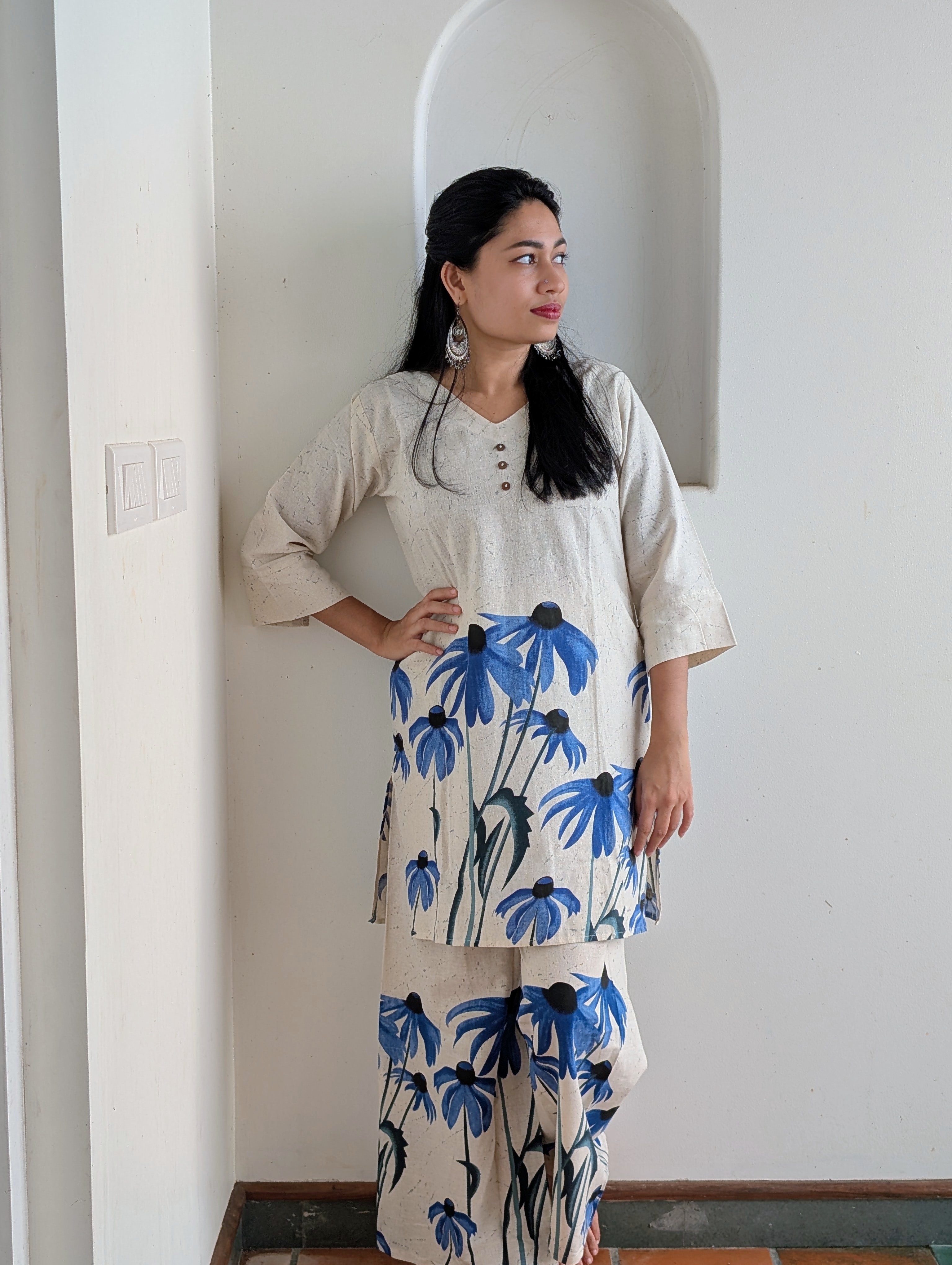 Soft Cotton Printed co-ord/salwar set