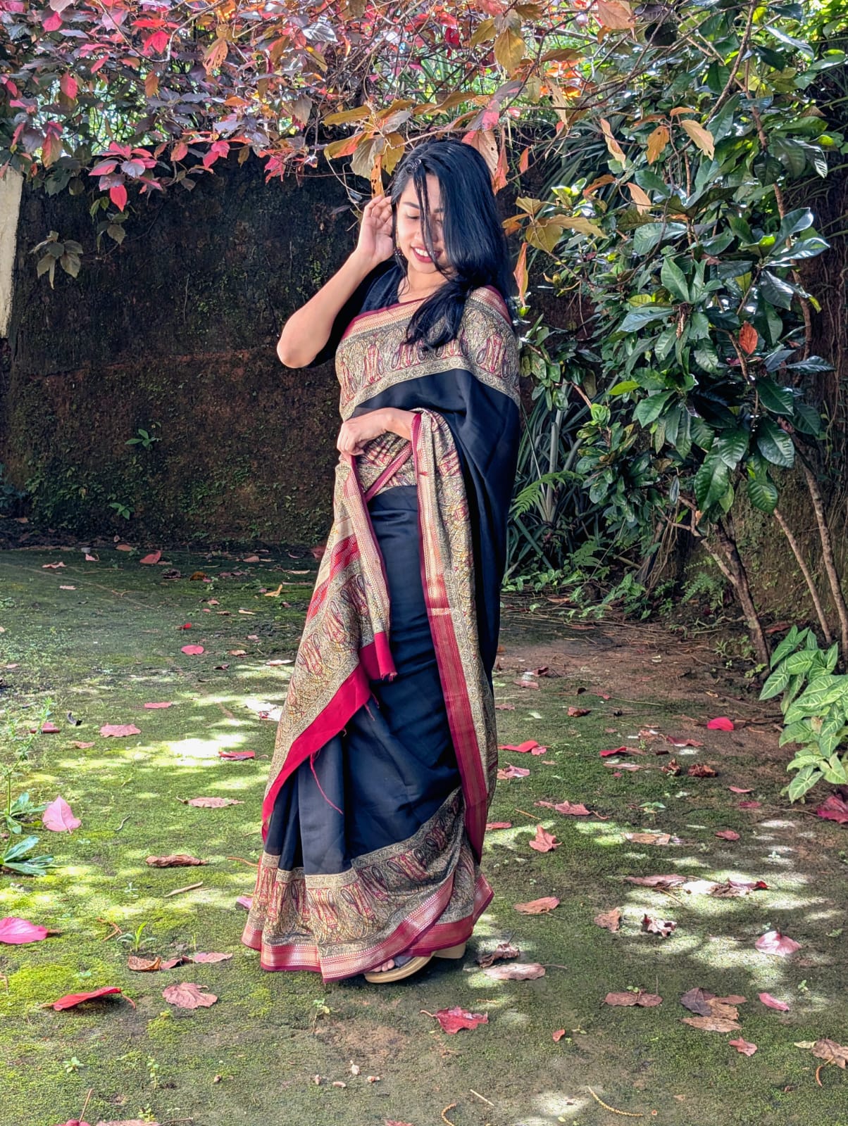 Chinon Silk Saree