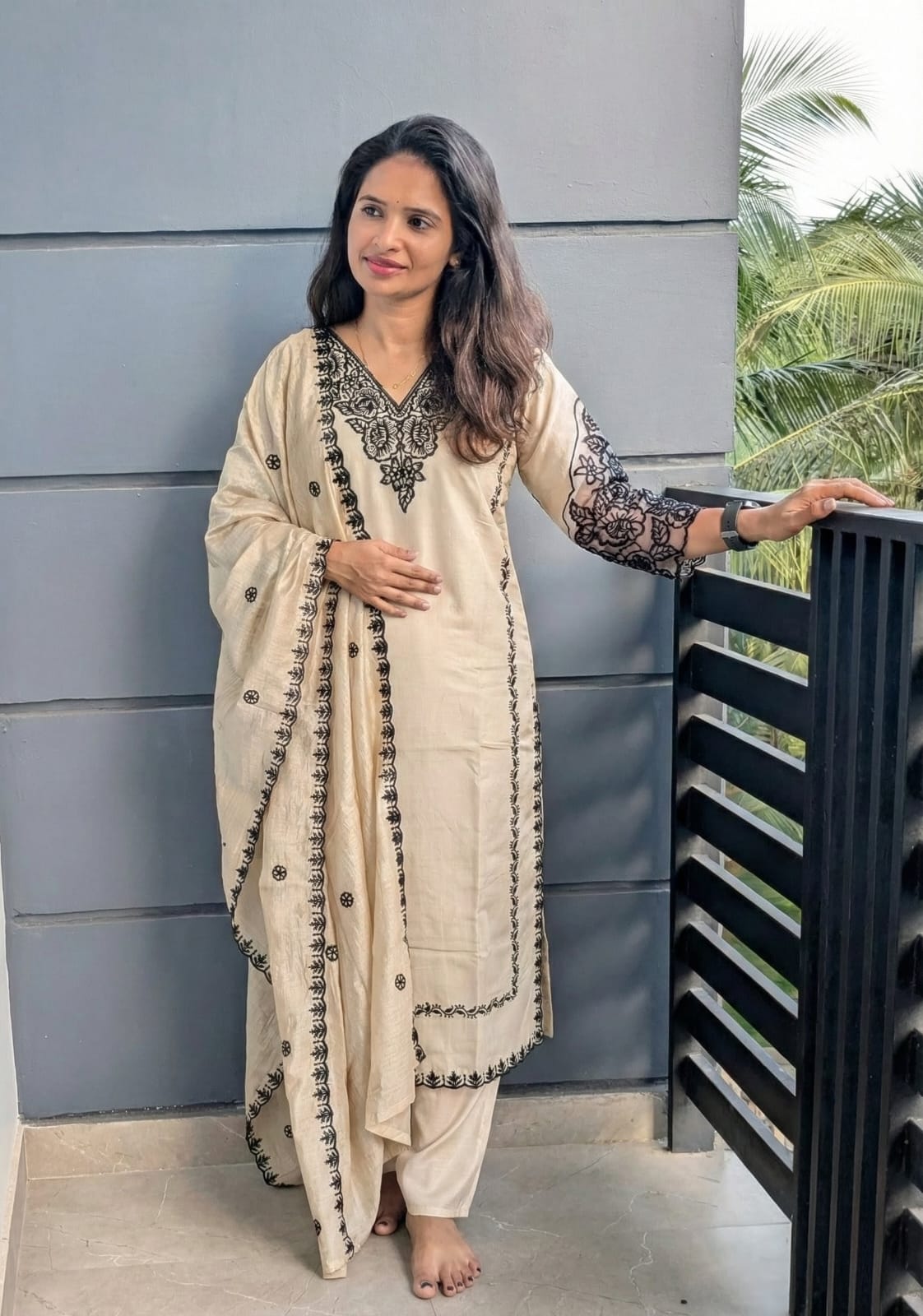 Roman Silk 3-Piece Salwar Set