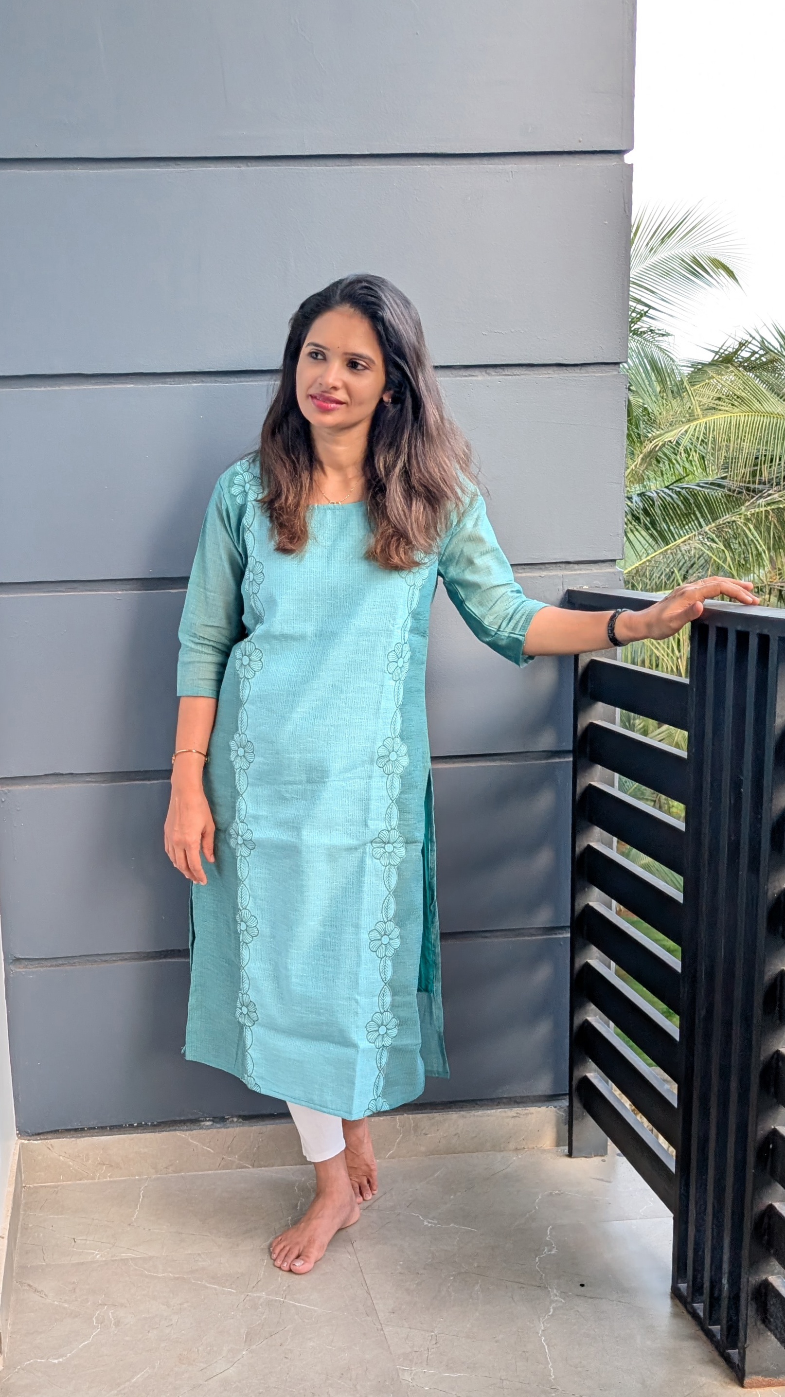 Jute Silk Kurti